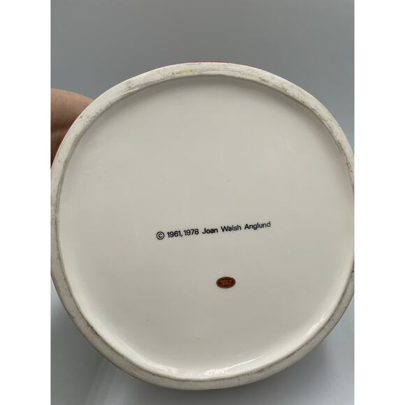 Vintage 1978 Joan Walsh Anglund Christmas Tree Children Cookie Jar - Picture 11 of 11